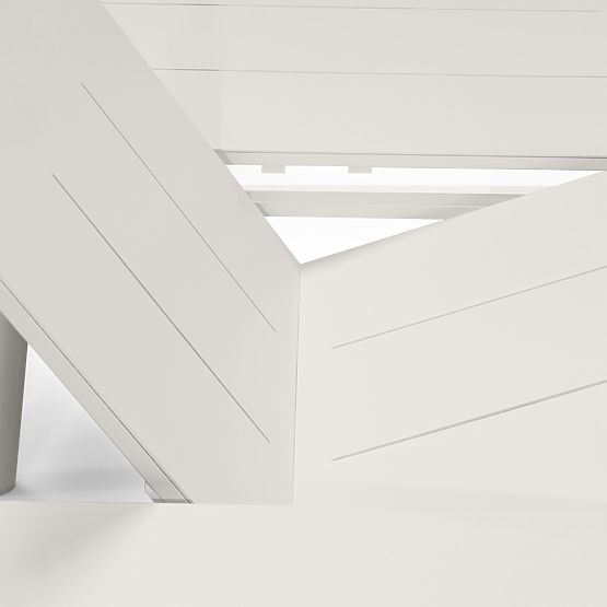 Rozkladací záhradný stôl Marinelli 230-300 cm, hliníkový, svetlo béžový