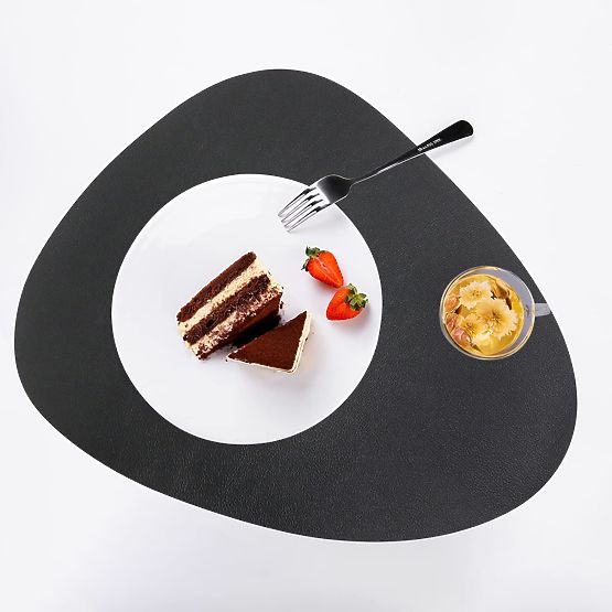 Sada 8 podložiek na stôl TRIVAL BLACK