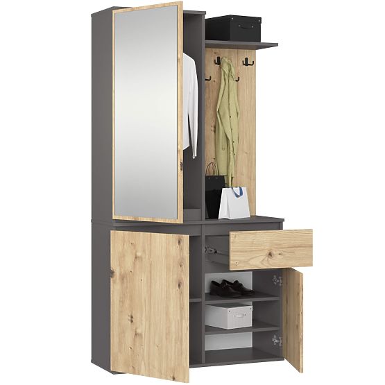 SADA DO PREDSIENE ENTRO PK GRAFIT ŠEDÁ / DUB ARTISAN