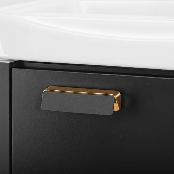 Sada kúpeľňového nábytku s umývadlom Molly 40 cm Sivá