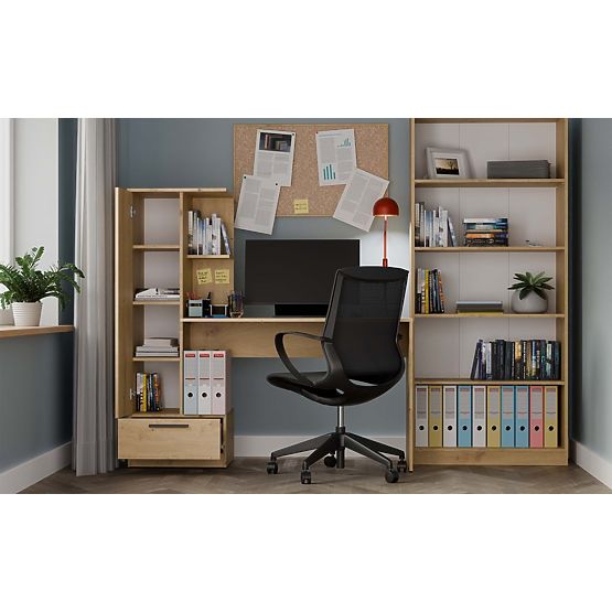 Sada Písací stôl + Regál COSMO DUB ARTISAN