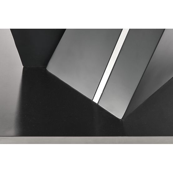 SALVADOR rozkladací stôl doska - tmavý popol, nohy - tmavý popol (3p=1ks)