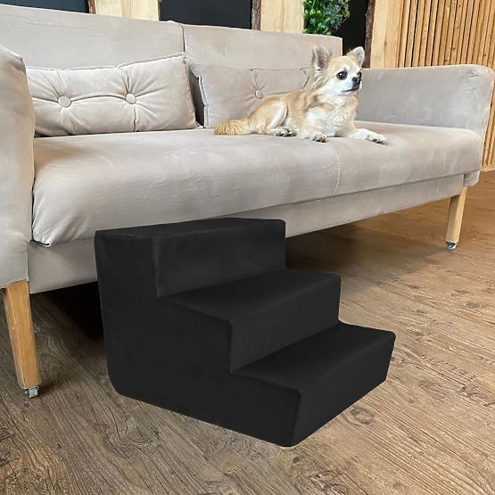 SCHODÍKY PRE ZVIERATÁ 342533 ČIERNE