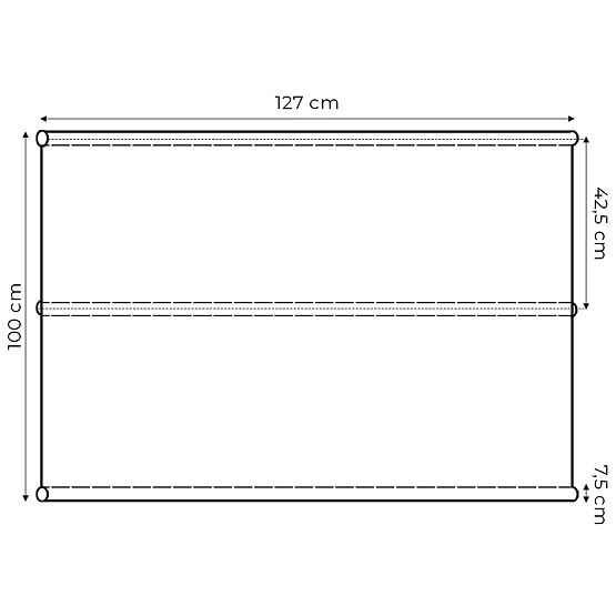 Sedák na záhradnú hojdačku 127x100 cm béžový MultiGarden