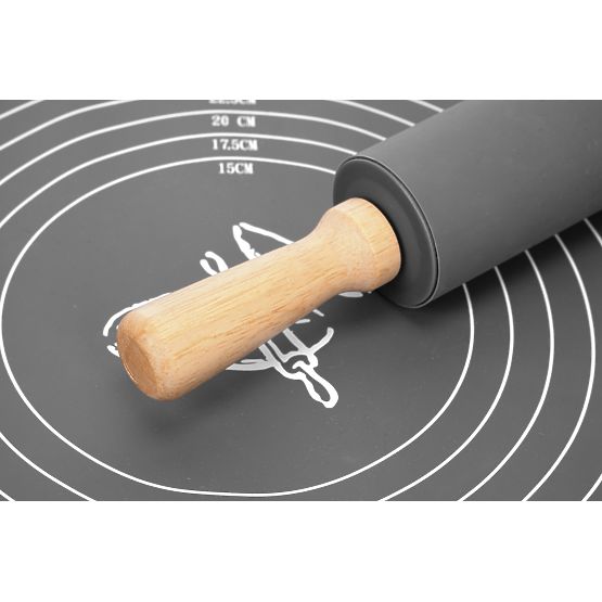 Silikónová pracovná doska SELMA grafitová 70x50 cm