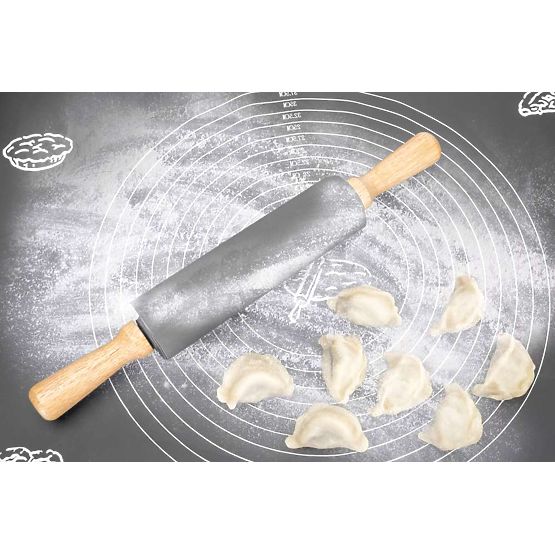 Silikónová pracovná doska SELMA grafitová 70x50 cm