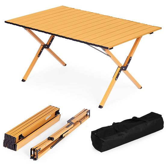 Skladací turistický stôl 90x60 cm kempingový s taškou MultiGarden