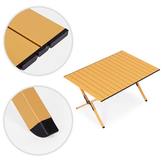 Skladací turistický stôl 90x60 cm kempingový s taškou MultiGarden