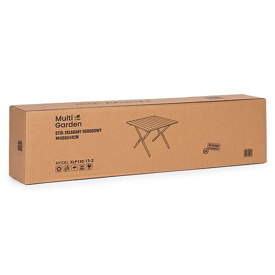Skladací turistický stôl 90x60 cm kempingový s taškou MultiGarden