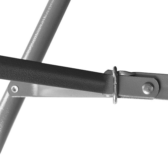 Skladacia cateringová lavica 180 cm čierna