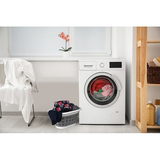 Skladacia oválna misa 50 x 37 cm bielo-sivá OVAL COMPACT 25L