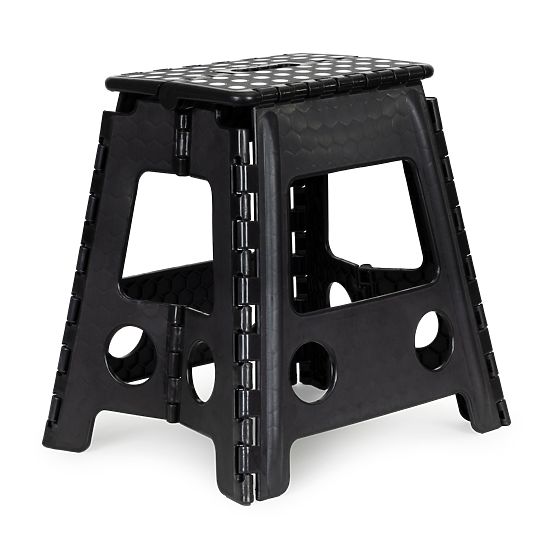Skladacia stolička 1 stupňová taburet z plastu 39 cm