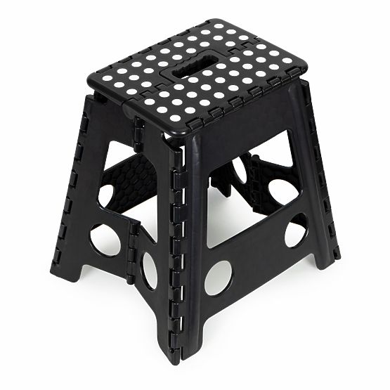 Skladacia stolička 1 stupňová taburet z plastu 39 cm