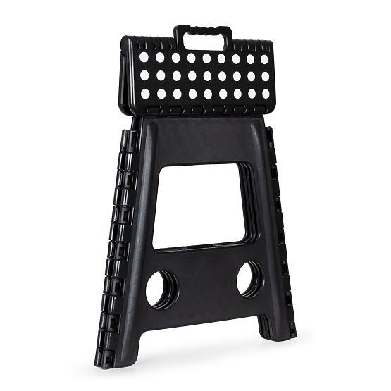 Skladacia stolička 1 stupňová taburet z plastu 39 cm