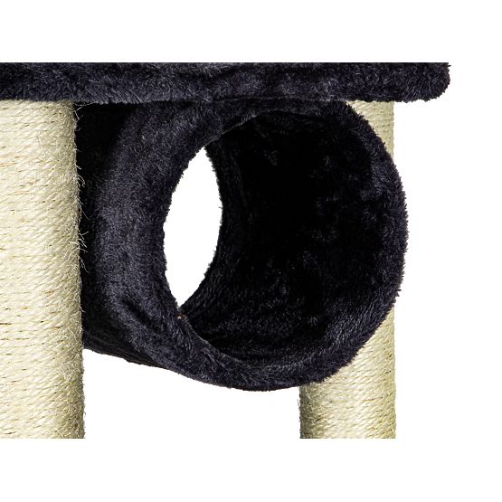 Škrabadlo pre mačku domček pelech strom sivý