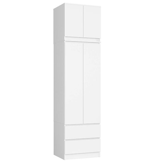 SKRIŇA S NADSTAVCOM S60 2D 2SZ CLP PK BIELA