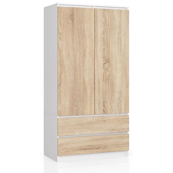 SKRIŇA S90 2D 2SZ CLP PK BIELA / SONOMA