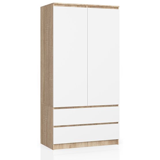SKRIŇA S90 2D 2SZ CLP PK SONOMA / BIELA