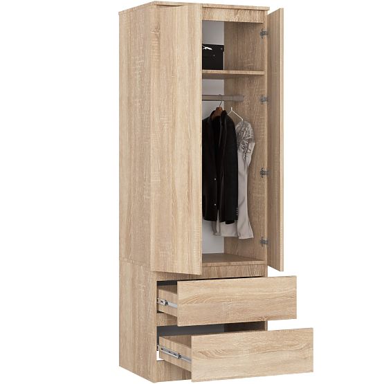 SKRIŇA STAR S 60 cm 2 DVERÍ 2 ZÁSUVKY PK SONOMA