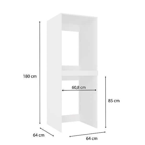 Skrinka na Práčku a Sušičku POLA TWIN Biela