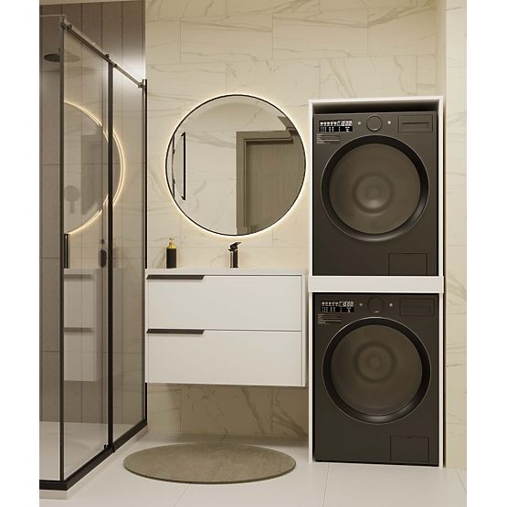 Skrinka na Práčku a Sušičku POLA TWIN Biela