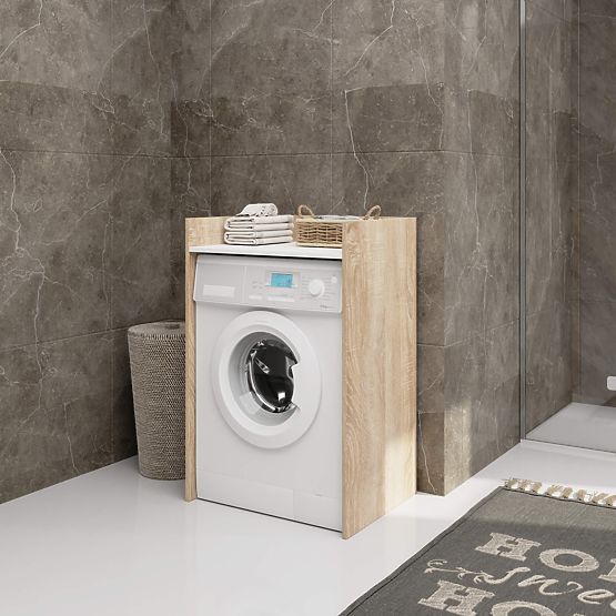 SKRINKA NA PRÁČKU FIN DUB SONOMA / BIELA