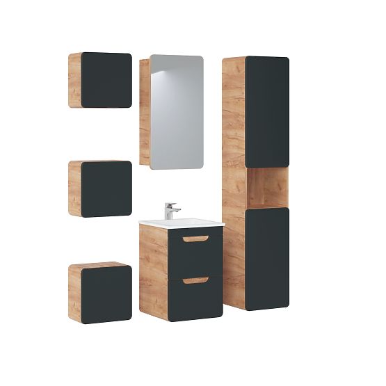 Skrinka pod umývadlo 40 cm 2 zásuvky