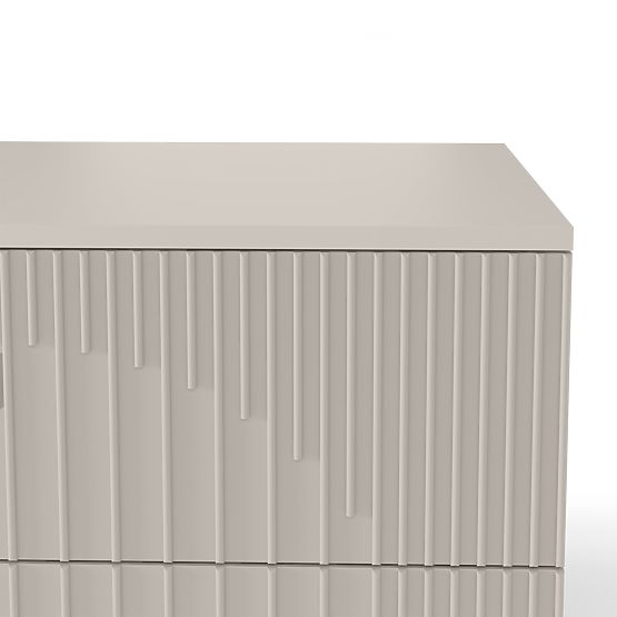 Skrinka pod umývadlo Arcano 80 cm, drážkovaná, kašmír