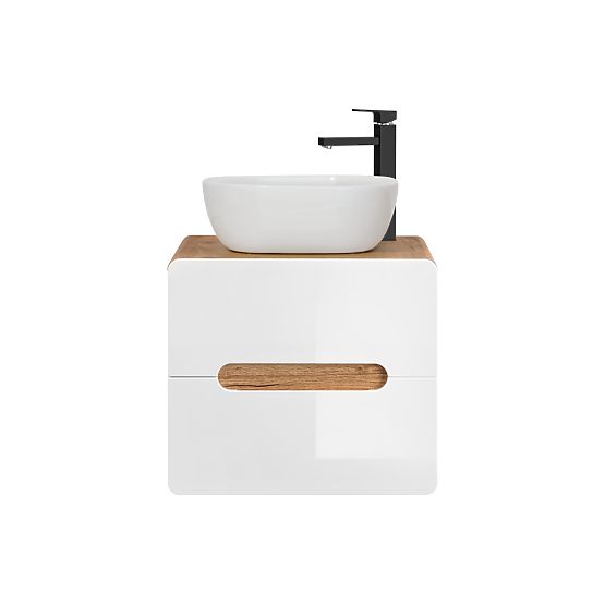 Skrinka pod umývadlo na dosku 60 cm 2 zásuvky