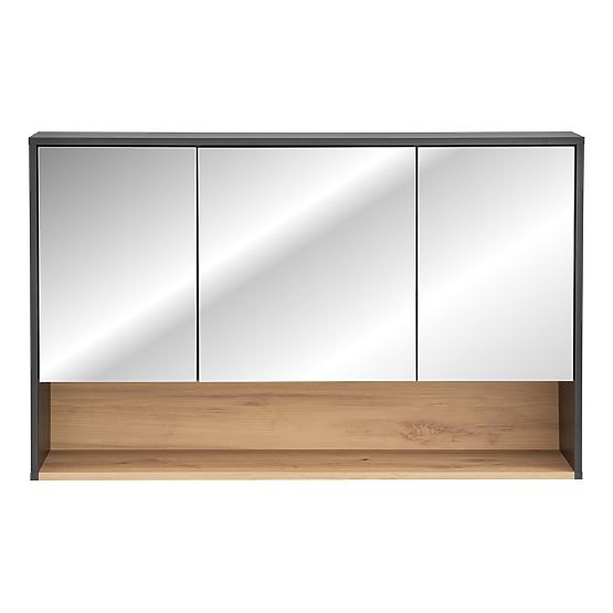 Skrinka so zrkadlom 120cm 3 dvere