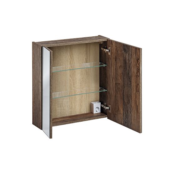 Skrinka so Zrkadlom 60cm 2 Dvere