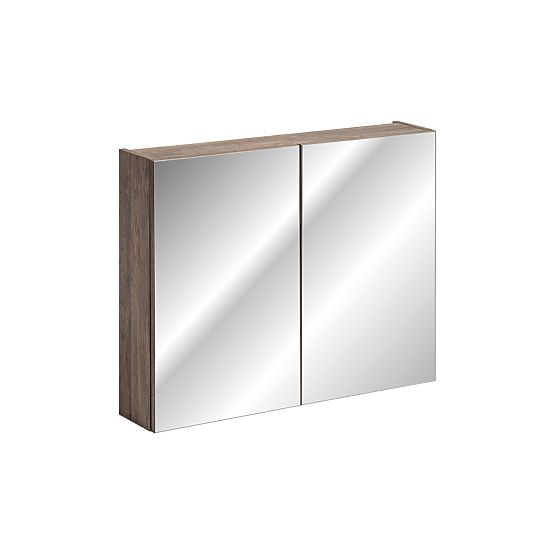 Skrinka so zrkadlom 80 cm 2 dvere