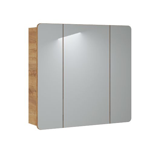 Skrinka so zrkadlom 80 cm 3 dvere