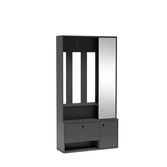 SPOT šatní skriňa grafitová
