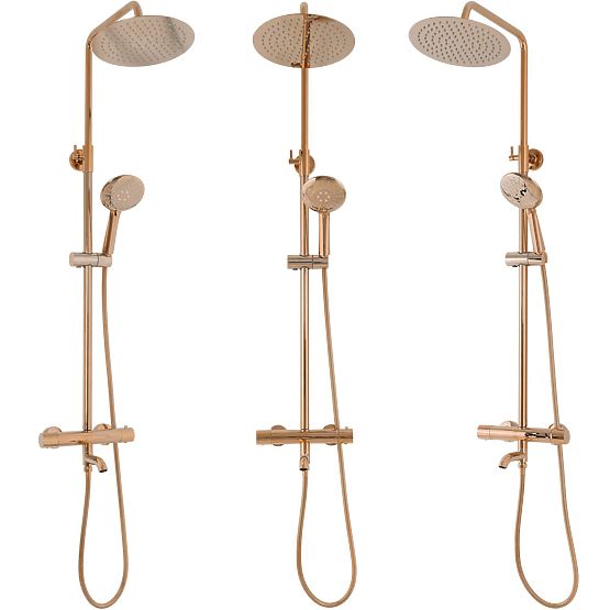 Sprchová Sada S Termostatom Rea Lungo Meď