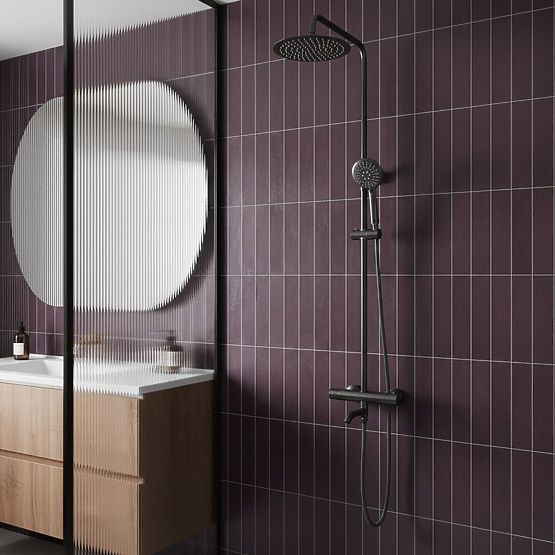 Sprchová Sada S Termostatom Rea Lungo Titan