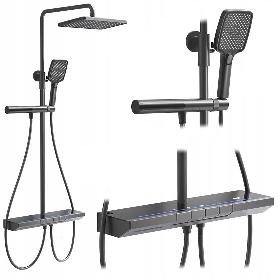Sprchová sada s termostatom REA Pedro Titan