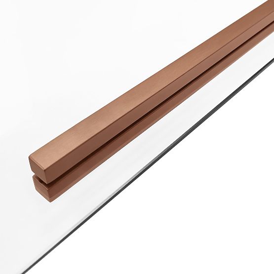 Sprchovací kút SOLAR Kartáčovaná Meď 120x90