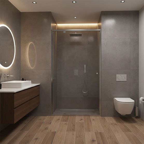 Sprchové dvere Rea Primo Swing 100 Chróm