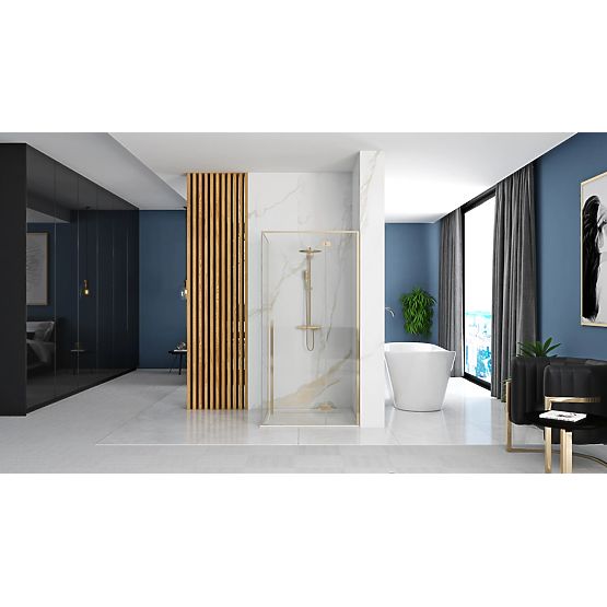 Sprchový kút Rea Fargo 120x90 Gold