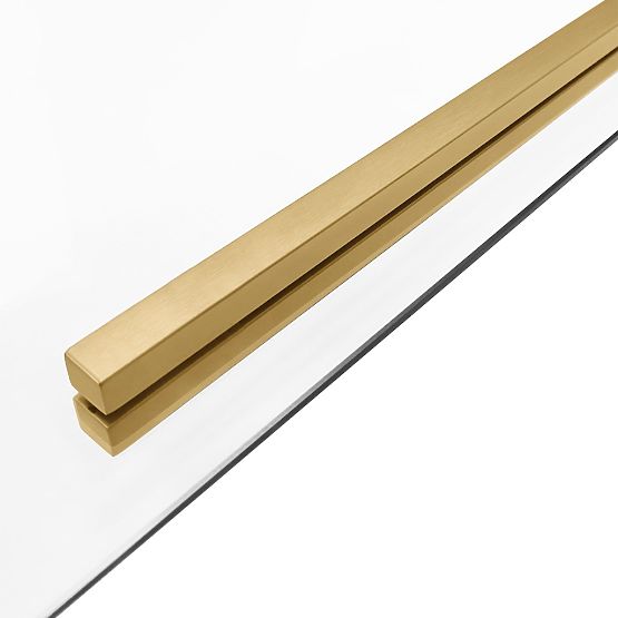 Sprchový kút SOLAR ZLATÝ Kartáčovaný 120x90