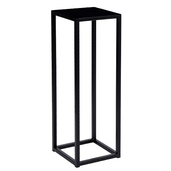 Stojan na kvety Piatto loft 60 cm čierny