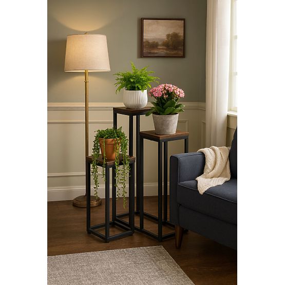 Stojan na kvety s 3 policami loft ModernHome