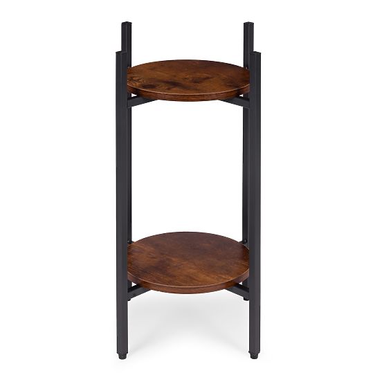 Stojan na kvety stojaci stojan na kvety dekorácia 2 úrovne loft ModernHome