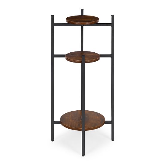 Stojan na kvety, stojan na kvety, dekorácia, 3 úrovne, loft ModernHome