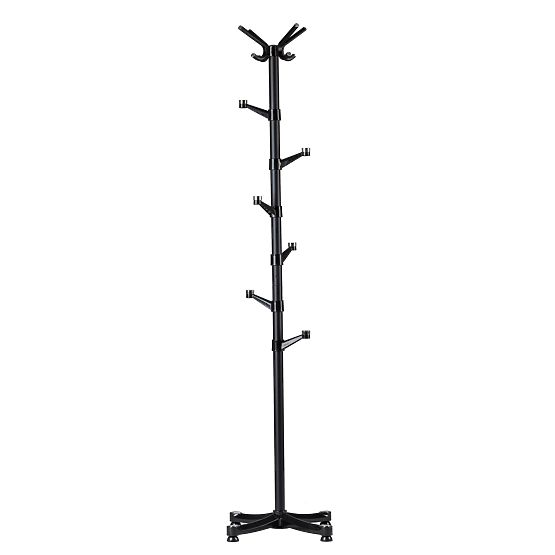 Stojan na oblečenie čierny