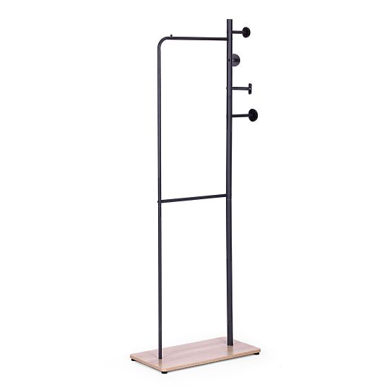 Stojanový vešiak na oblečenie s policou na topánky