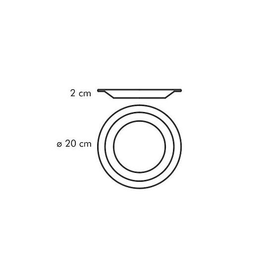 Stolová súprava GUSTITO farba biela tescoma