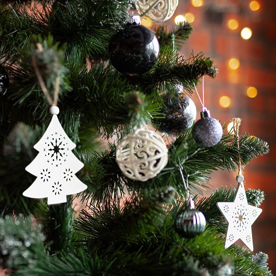 STRIEBORNÉ VIANOČNÉ GULE 36KS 311433C