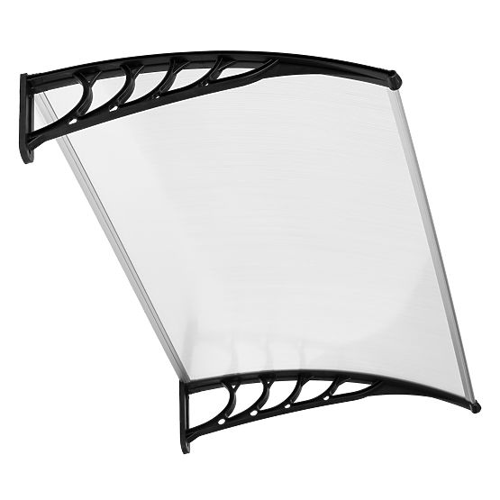 Strieška nad dvere 120x100 cm prístrešok ochrana polykarbonát polykarbonát